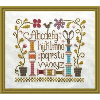 Garden of Thread (Jardin de Bobines) Cross Stitch Pattern