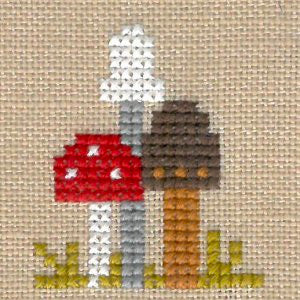 In the Land of Gnomes (Au Pays des Gnomes) Cross Stitch Pattern