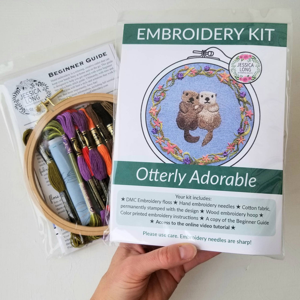 Otterly Adorable Hand Embroidery Kit
