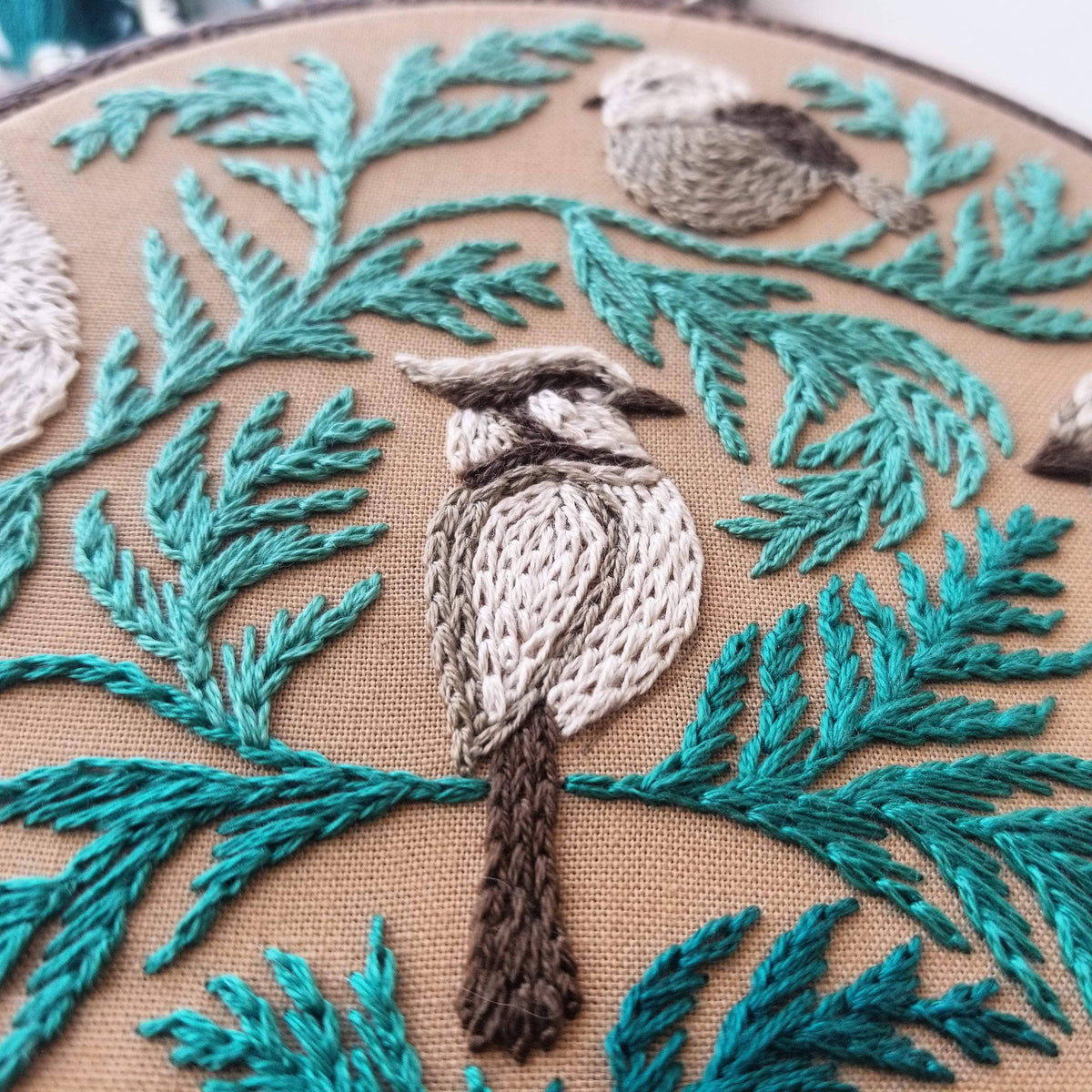 Winter Birds Hand Embroidery Kit