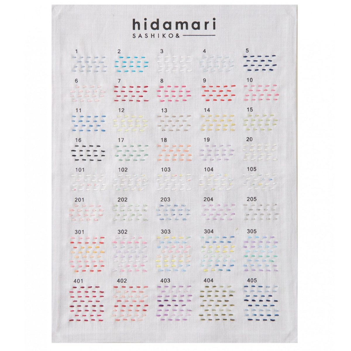 COSMO Hidamari Sashiko Thread - #89-105 Blue Yellow Speckle