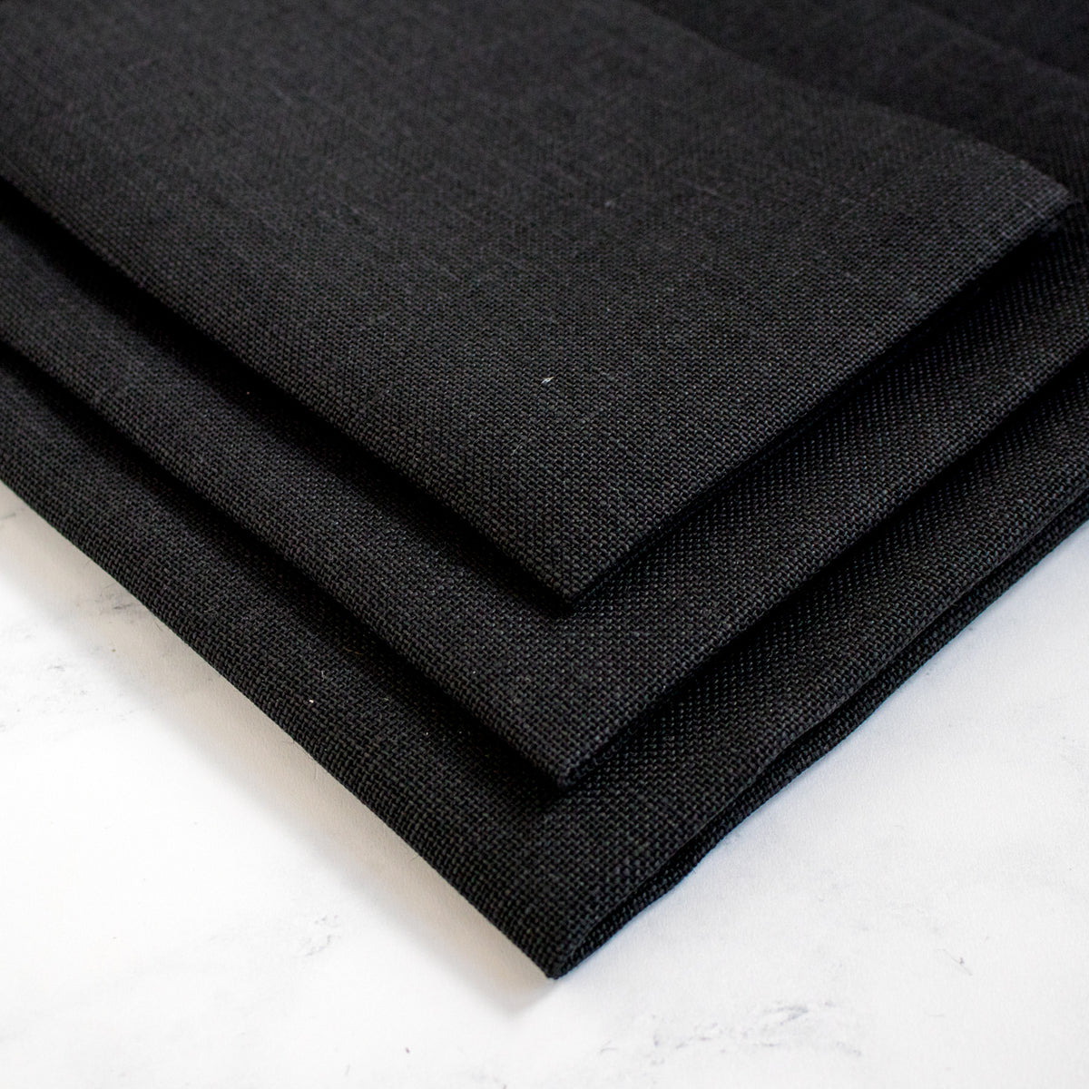 Cashel Black Linen Cross Stitch Fabric - 28 count