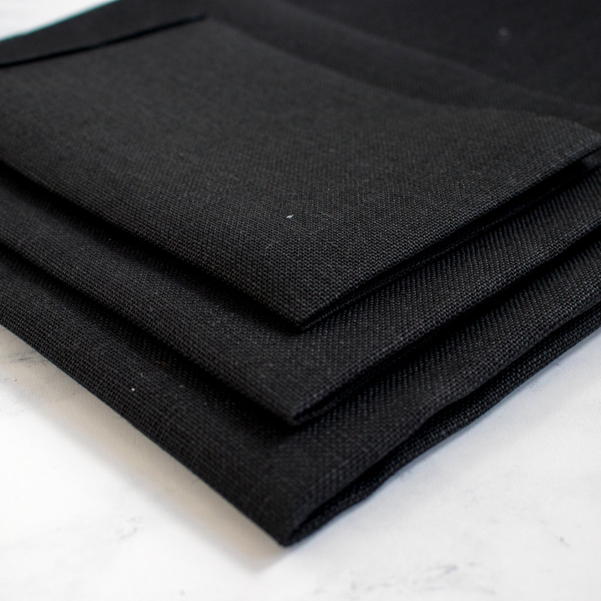 Cashel Black Linen Cross Stitch Fabric - 28 count