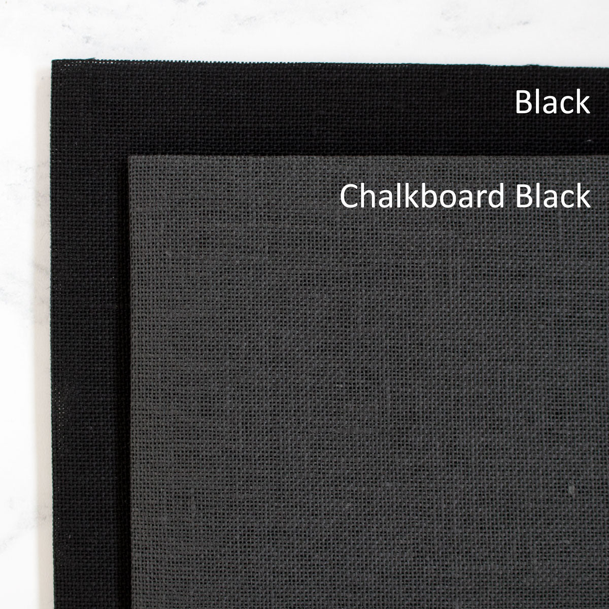 Chalkboard Black Linen Cross Stitch Fabric - 28 count - Stitched Modern