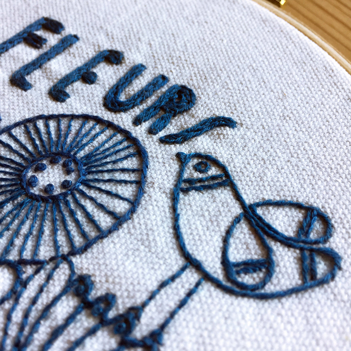 Lisa Congdon Hand Embroidery Kit - Fleurs