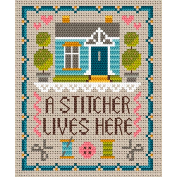 Home of a Stitcher Cross Stitch Pattern
