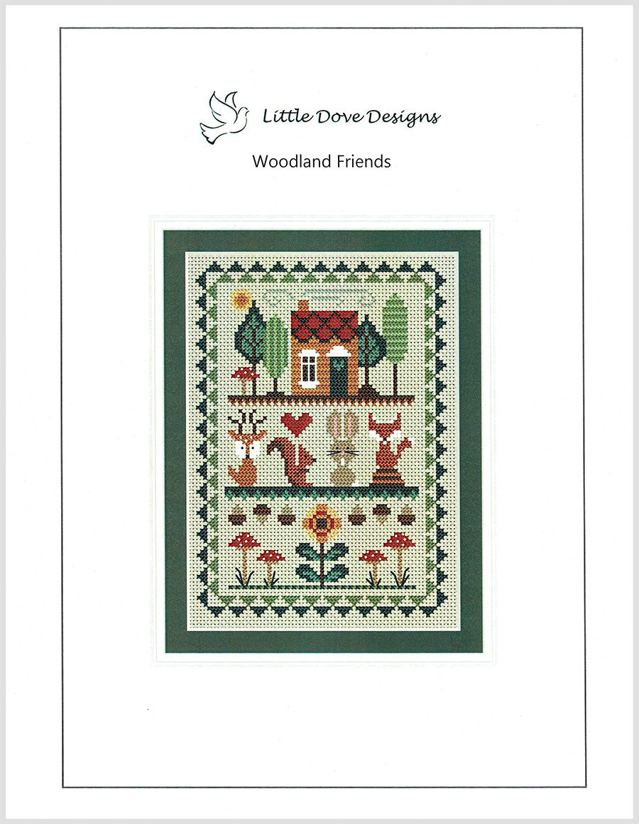 Happy Spring Printed Cross Stitch Pattern