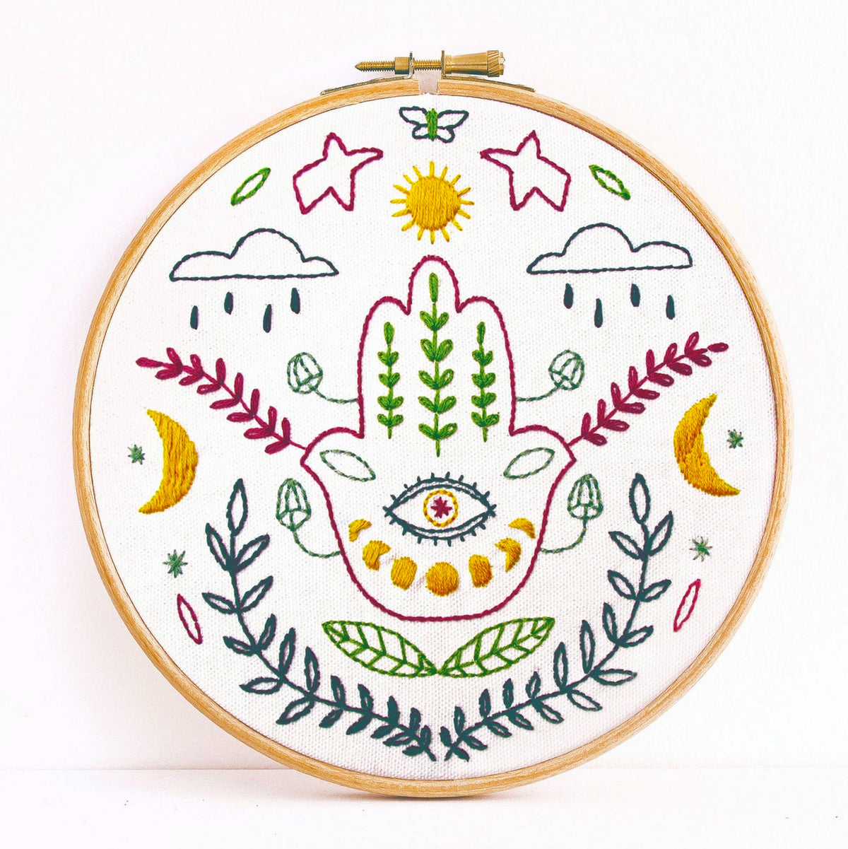 Hamsa Hand Embroidery Kit