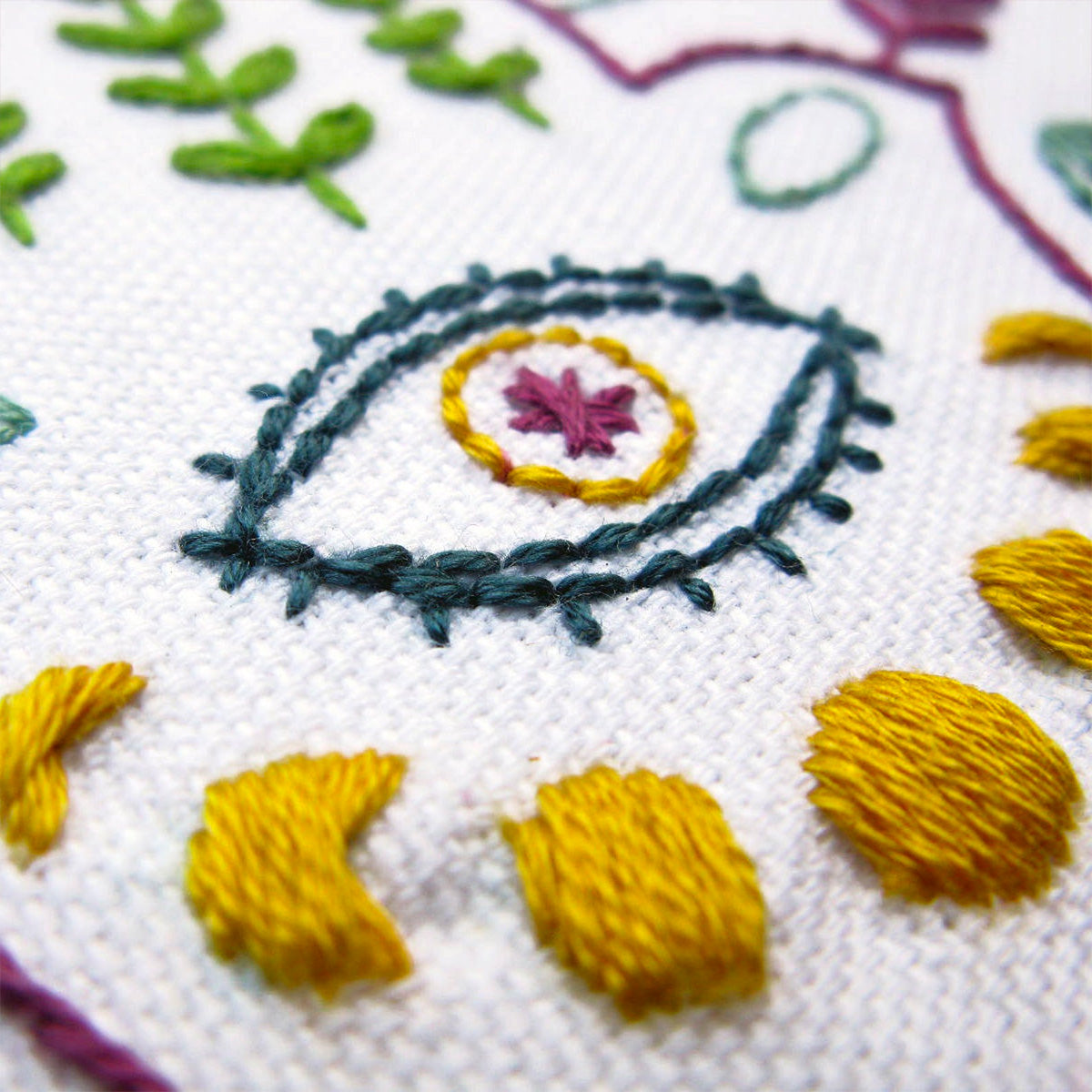 Hamsa Hand Embroidery Kit