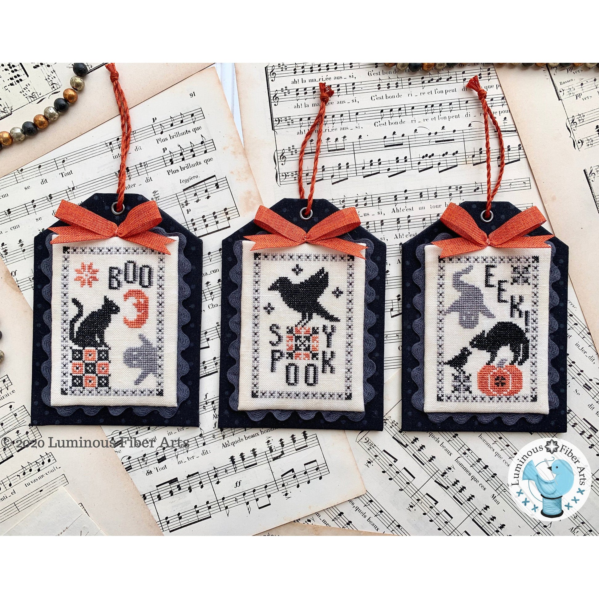 Haunted Cross Stitch Pattern - Stitched Modern
