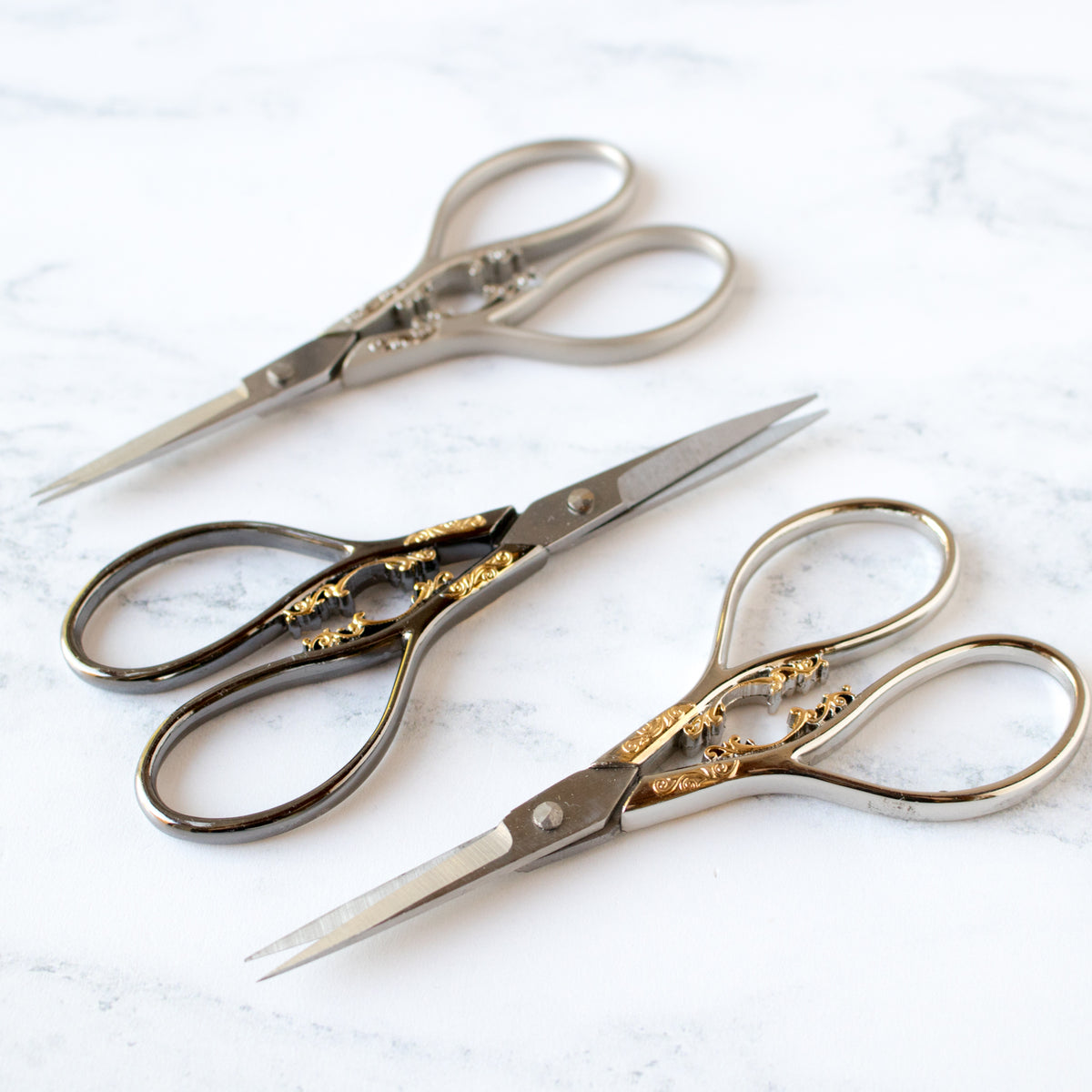 Marquis Embroidery Scissors with Filigree