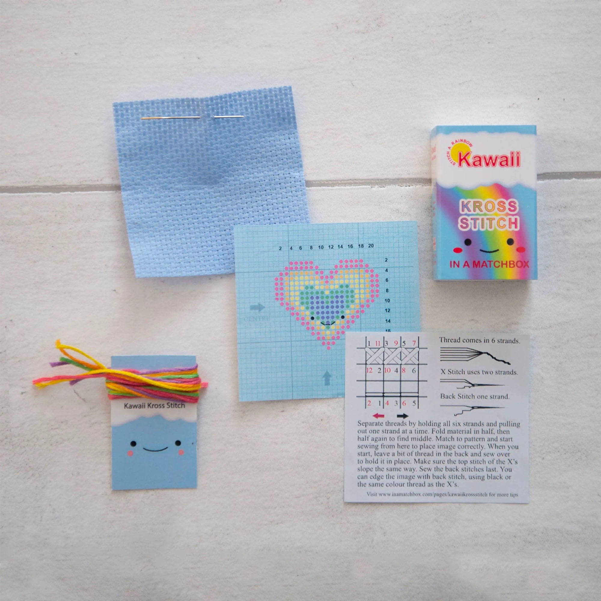 Kids' Heart Cross Stitch Kit