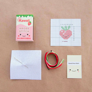 Kawaii Matchbox Cross Stitch Kits – Rabbit Row Yarns & Haberdashery