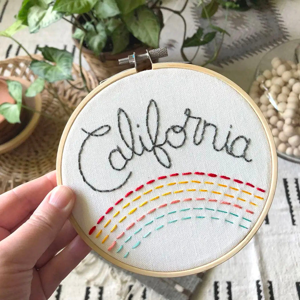 California Hand Embroidery Kit