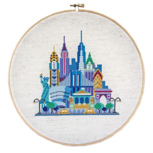 Pretty Little New York Cross Stitch Pattern - Stitched Modern