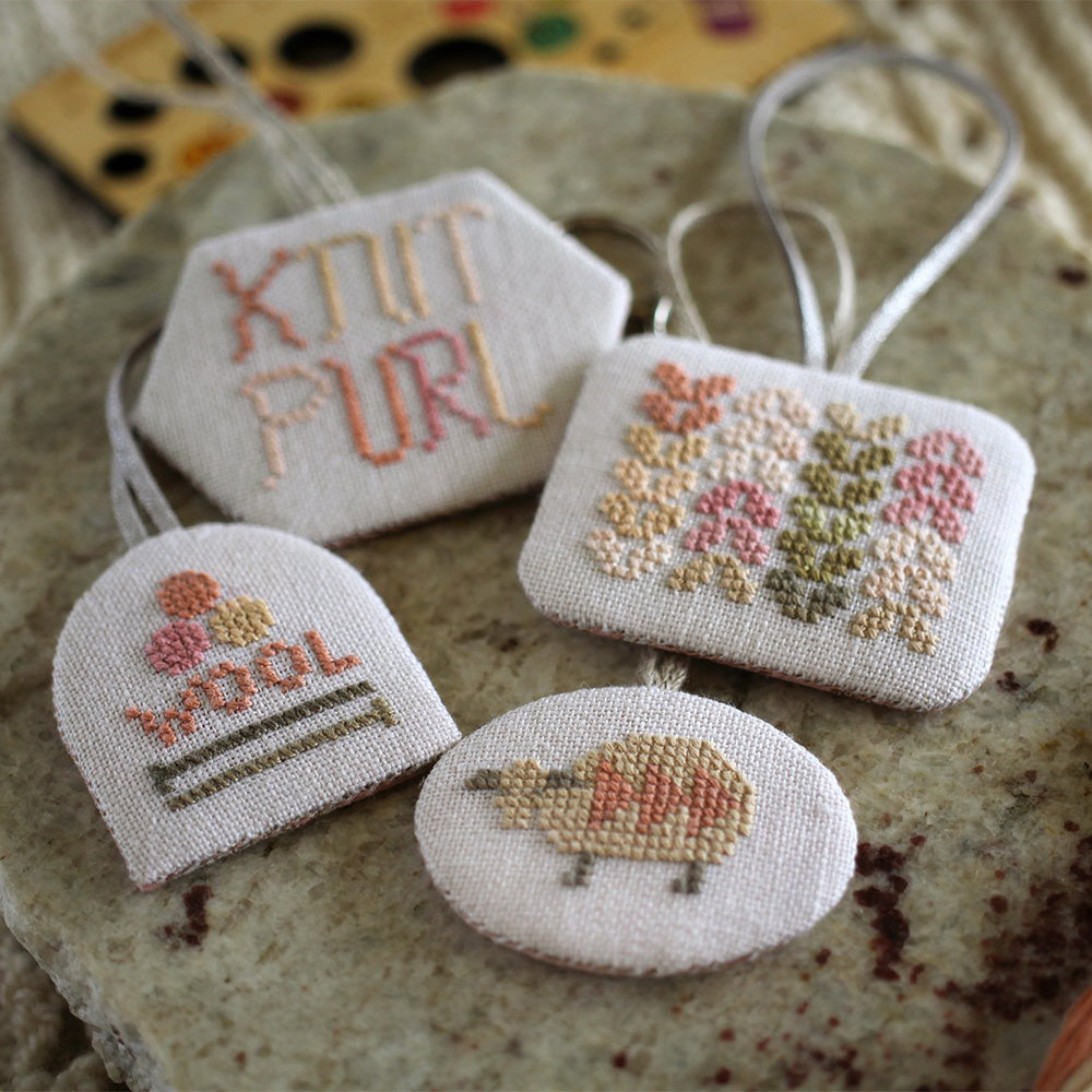 Wooly Fobs Cross Stitch Pattern