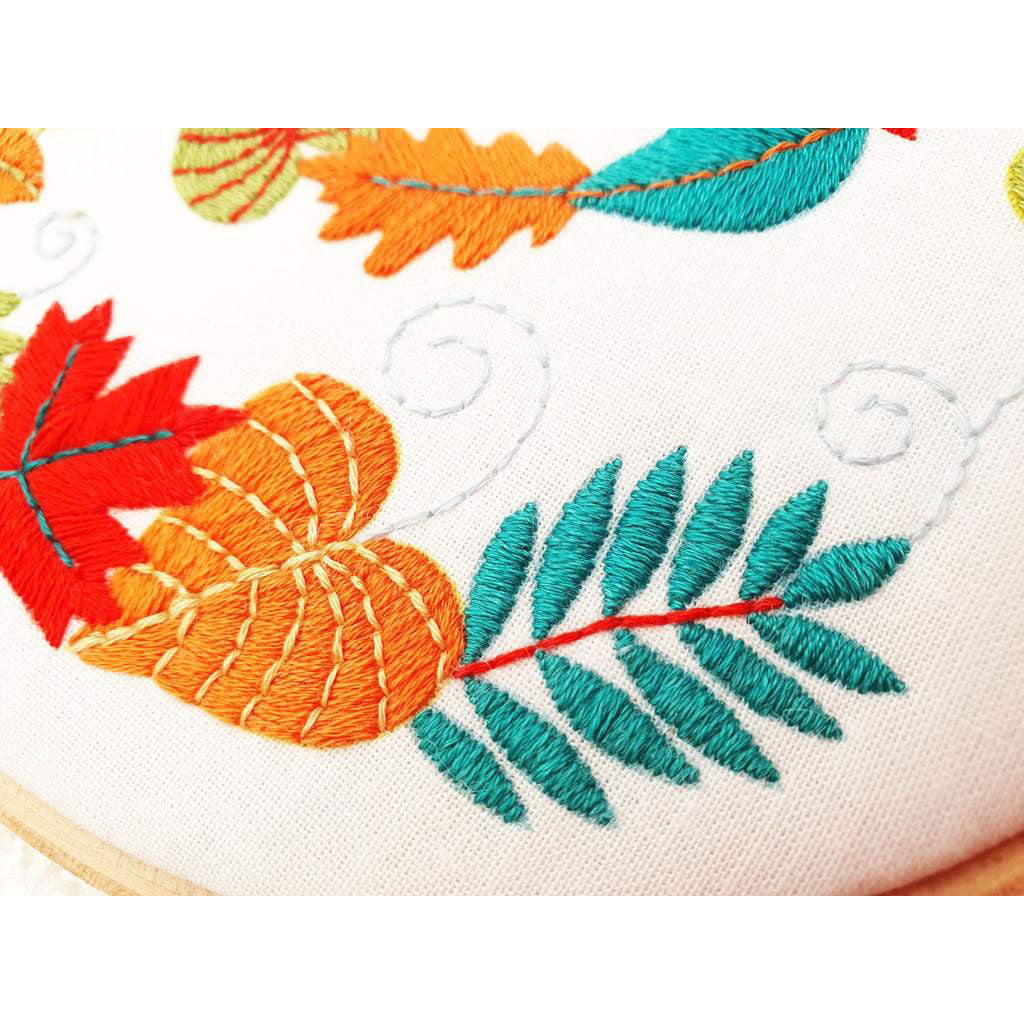 Autumn Embroidery Floral v1 - Image Transfer Paper – babycutters