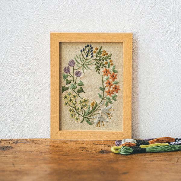 Four Seasons Hand Embroidery Kit - Summer - Stitched Modern