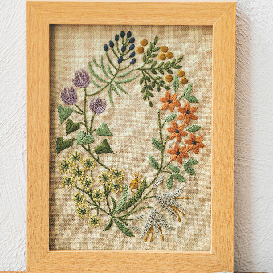 Four Seasons Hand Embroidery Kit - Summer