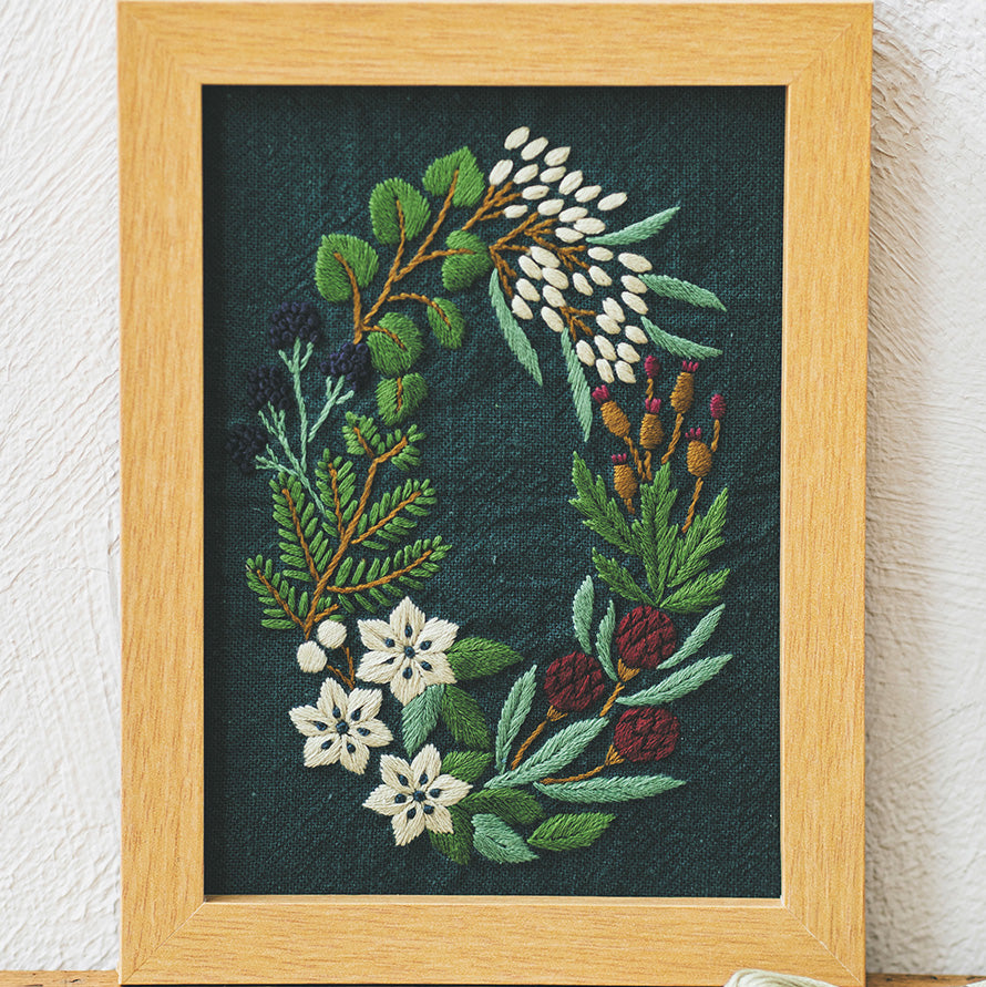 Four Seasons Hand Embroidery Kit - Winter