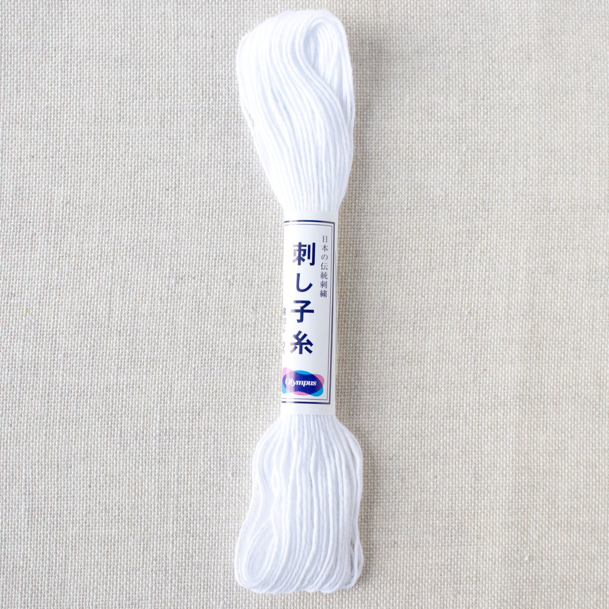 Japanese Sashiko Thread - White (#1)
