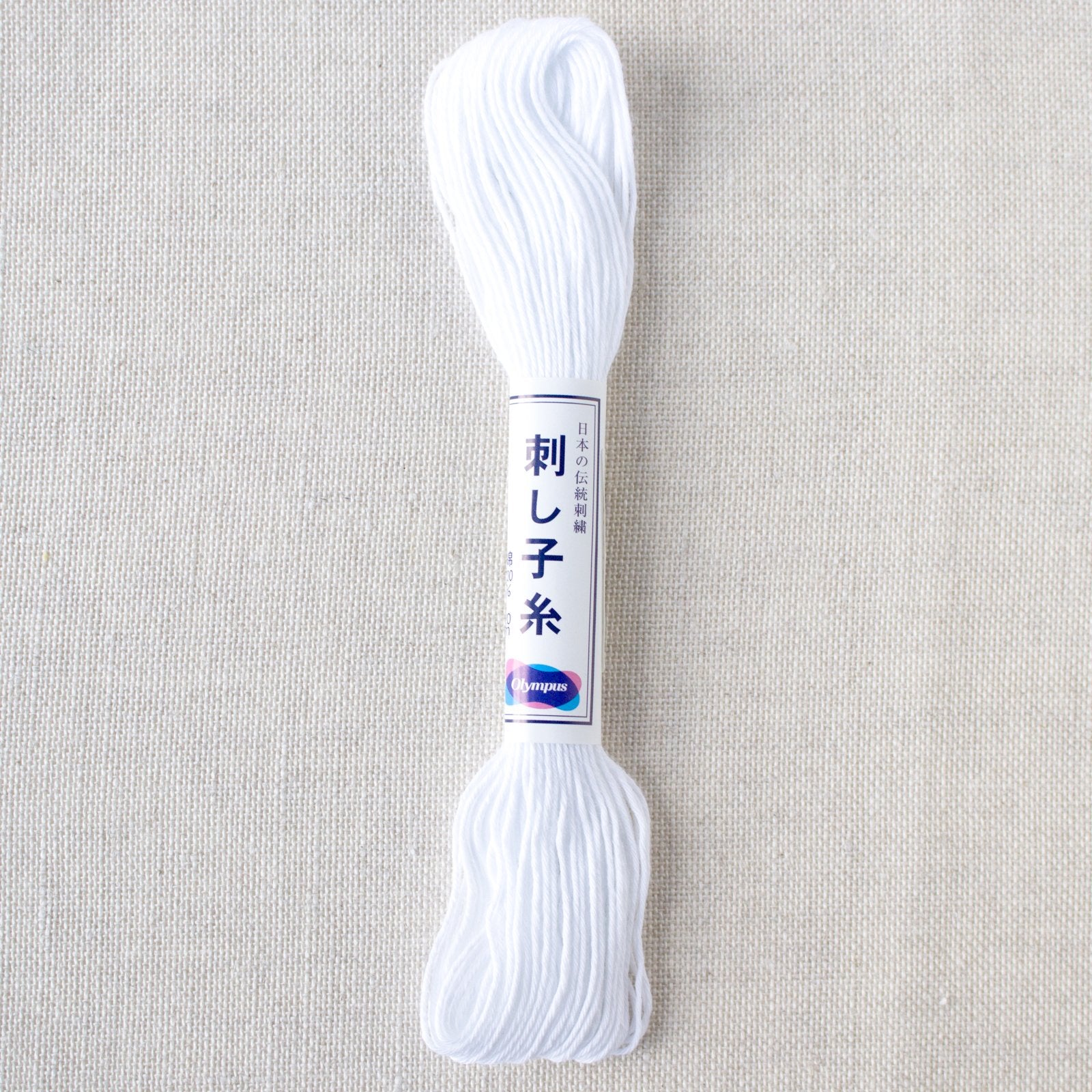 Japanese Sashiko Thread - White (#1)-Stitched Modern