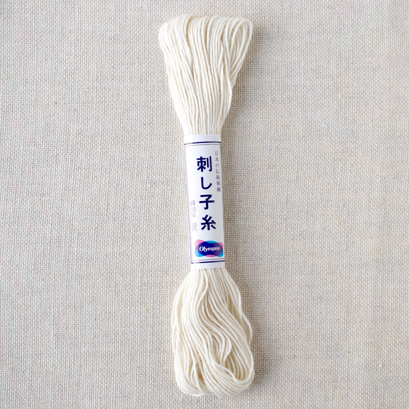 Japanese Sashiko Thread - Off White (#2)-Stitched Modern