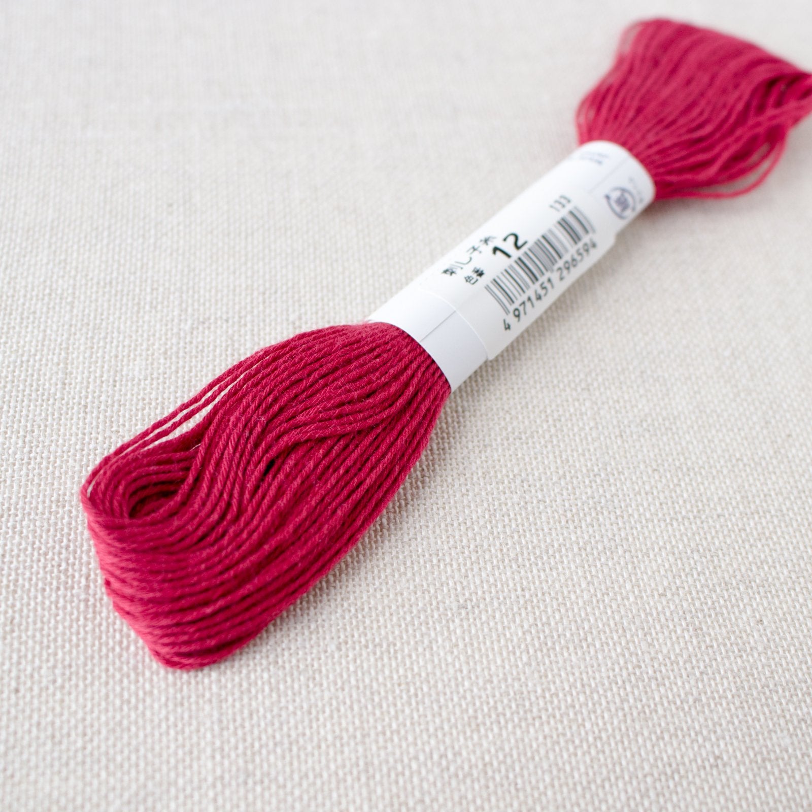 Red Thread Japanese Japanese Sashiko Thread - Rose Red (#12) - Stitched Modern
