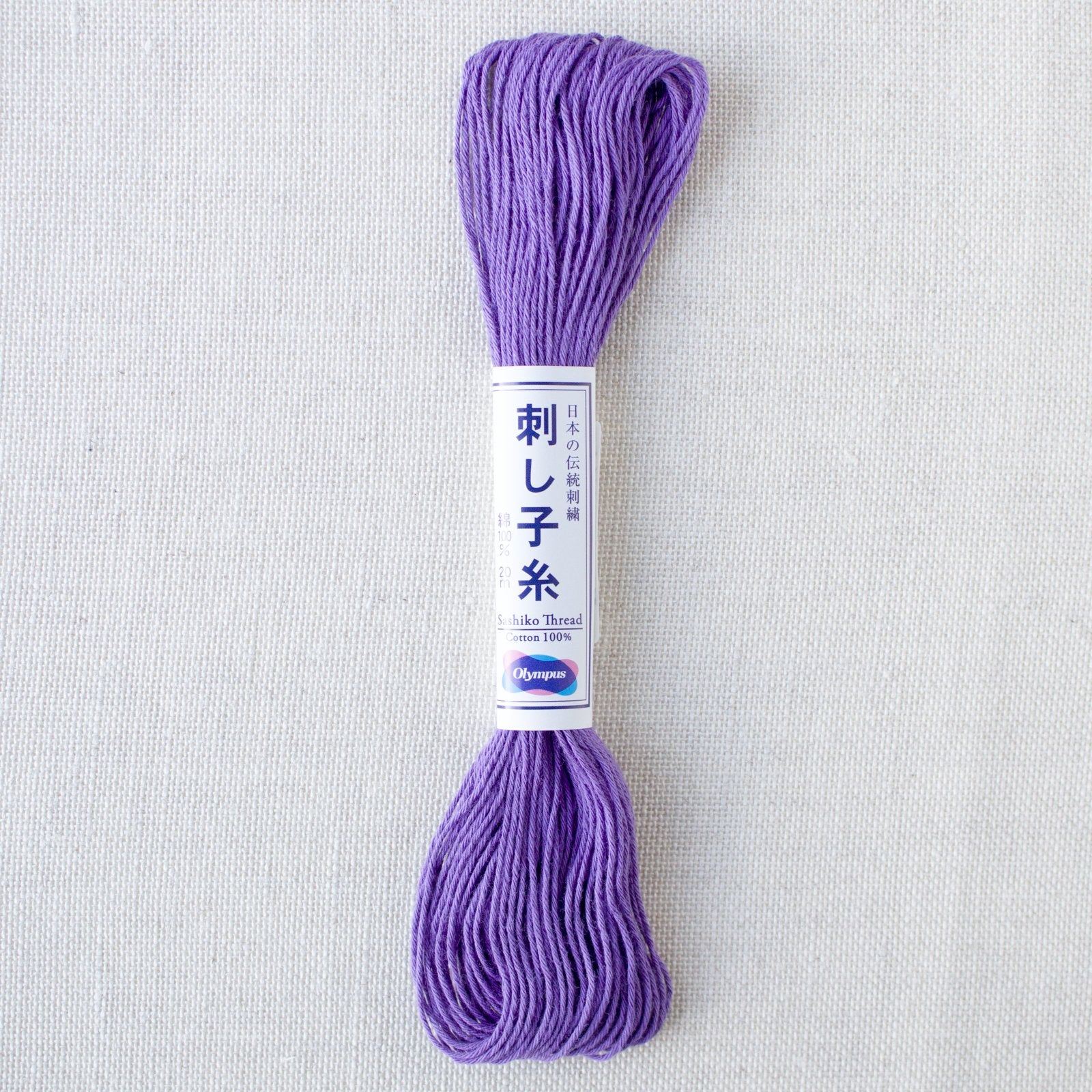 Olympus Sashiko Cotton Thread 19 Purple Olympus Sashiko Cotton Thread 19 Purple
