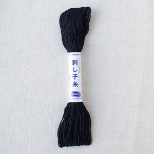 20m Skein Olympus Sashiko Thread - Black (#20)
