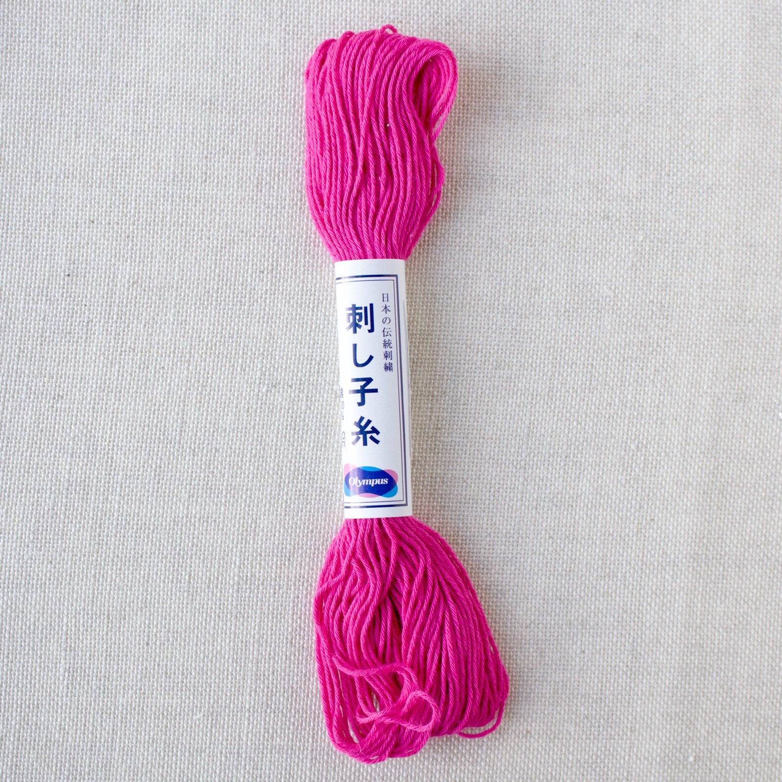 Olympus Sashiko Cotton Thread 21 Hot Pink Olympus Sashiko Cotton Thread 21 Hot Pink