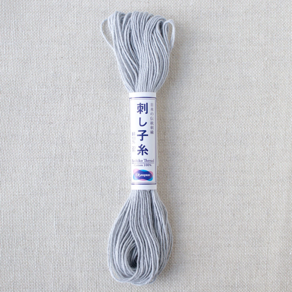 Olympus Sashiko Thread Grey - The Confident Stitch Olympus Sashiko Thread Grey - The Confident Stitch