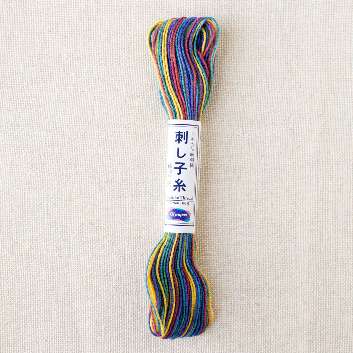 Japanese Sashiko Thread - Variegated Confetti (#74)