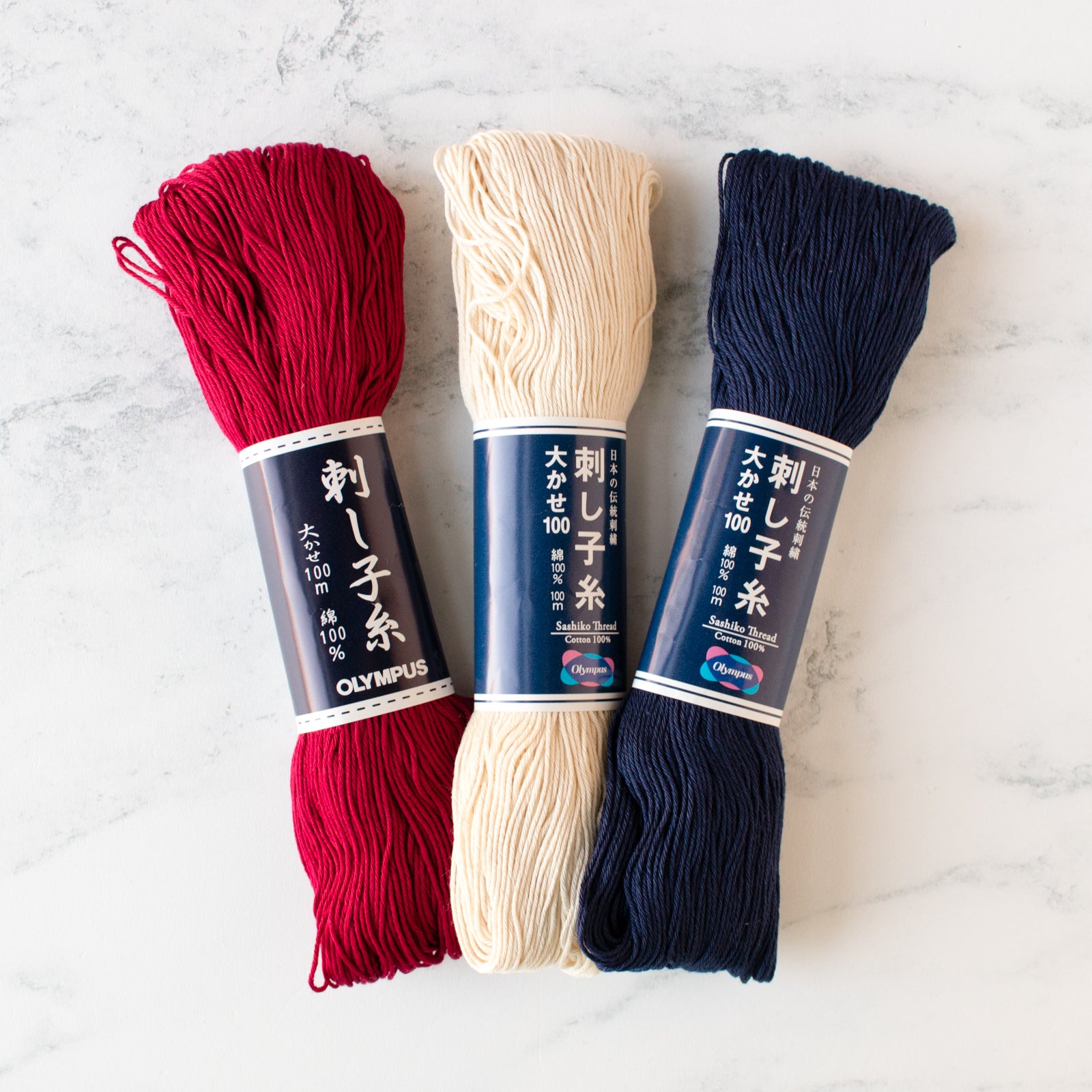 Japanese Sashiko Thread - Large Skeins-Stitched Modern