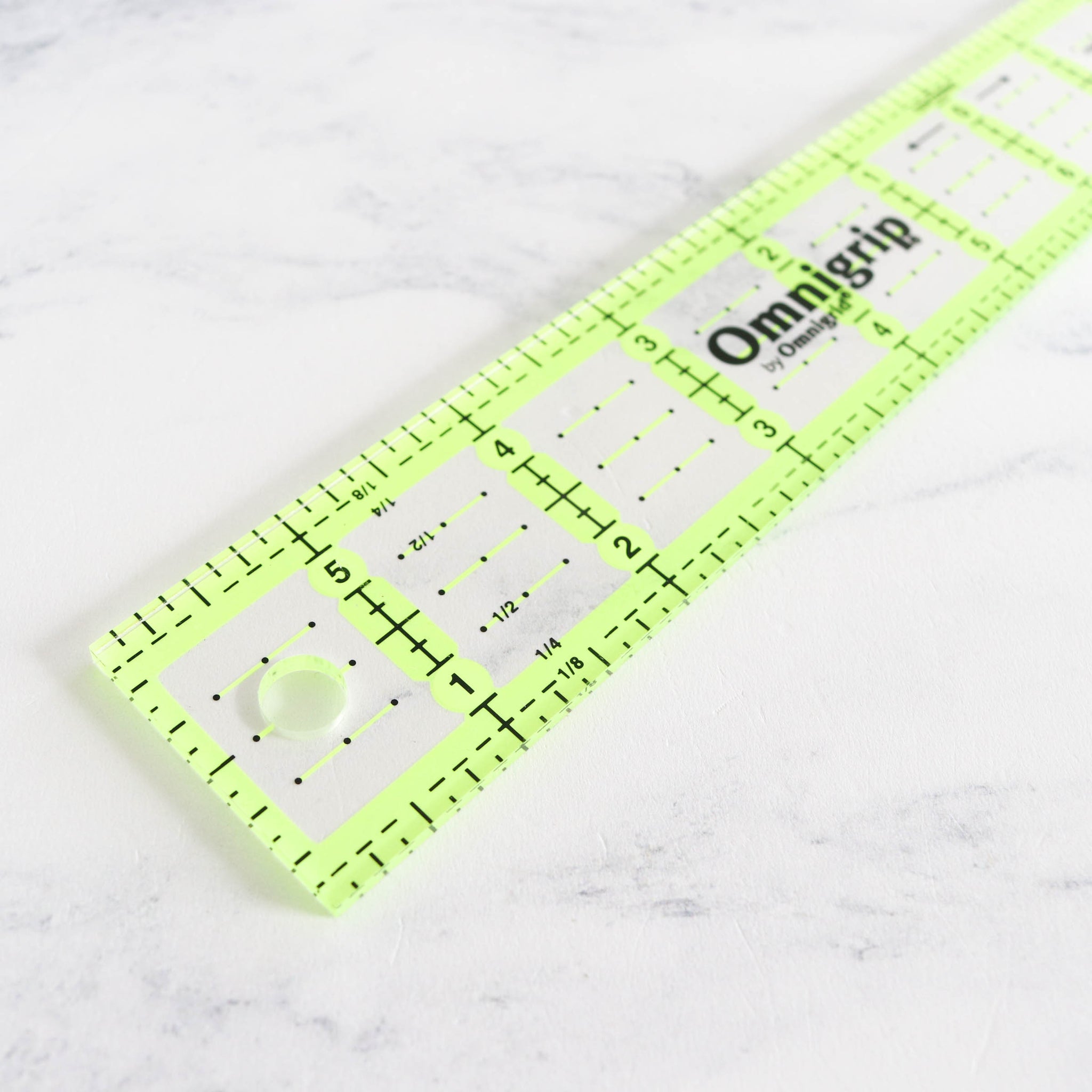 Omnigrip Clear Acrylic Ruler - 1
