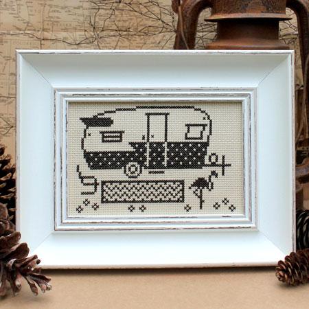 Greetings from Camp Shasta - Cross Stitch Pattern