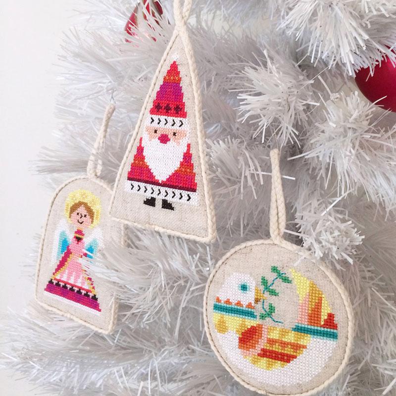 Christmas Ornaments Bundle Cross Stitch Pattern