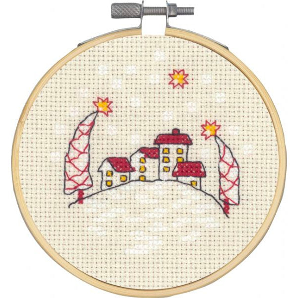 Christmas Houses Cross Stitch Kit