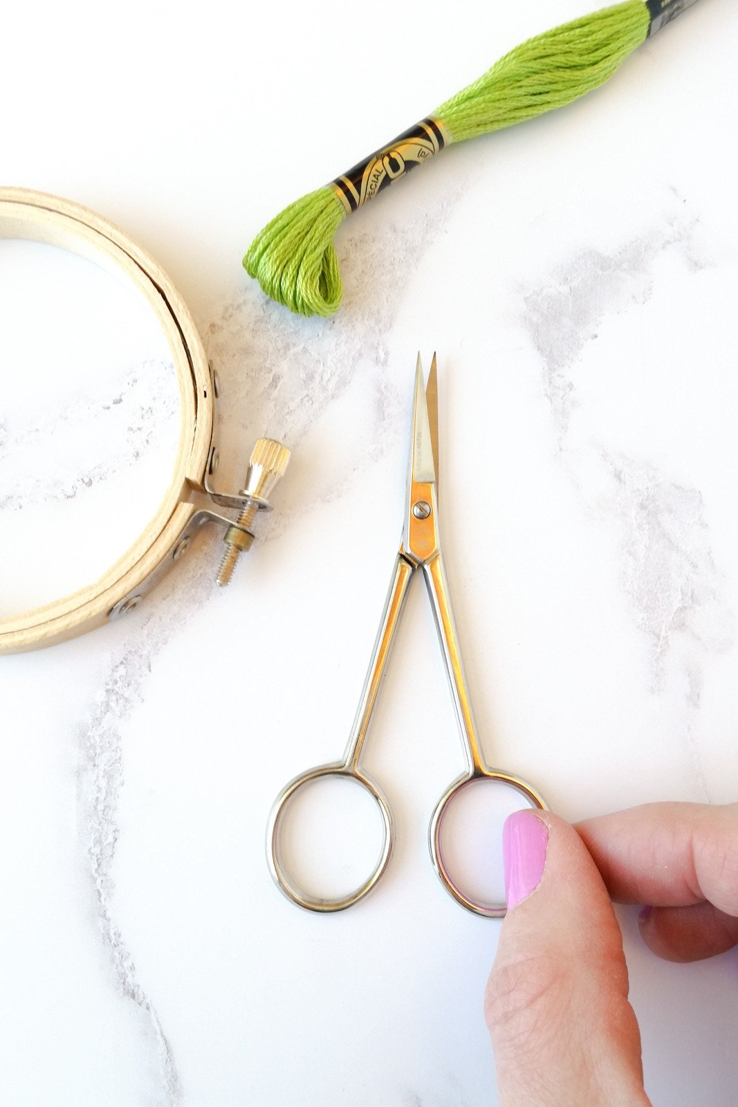 Classic long handled embroidery scissors