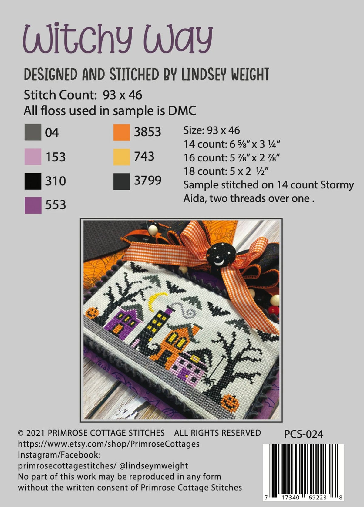 Witch cross stitch kit  Unconventional X Stitch
