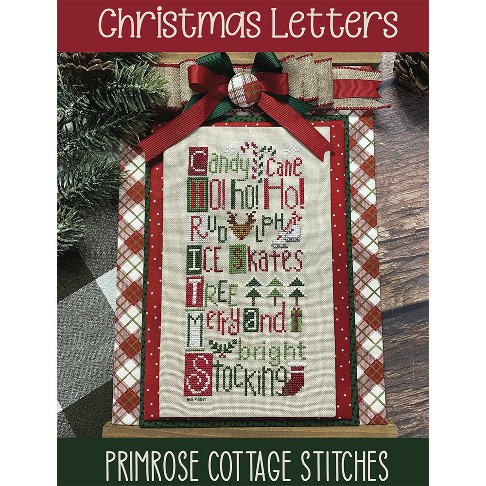 Christmas Letters Cross Stitch Pattern