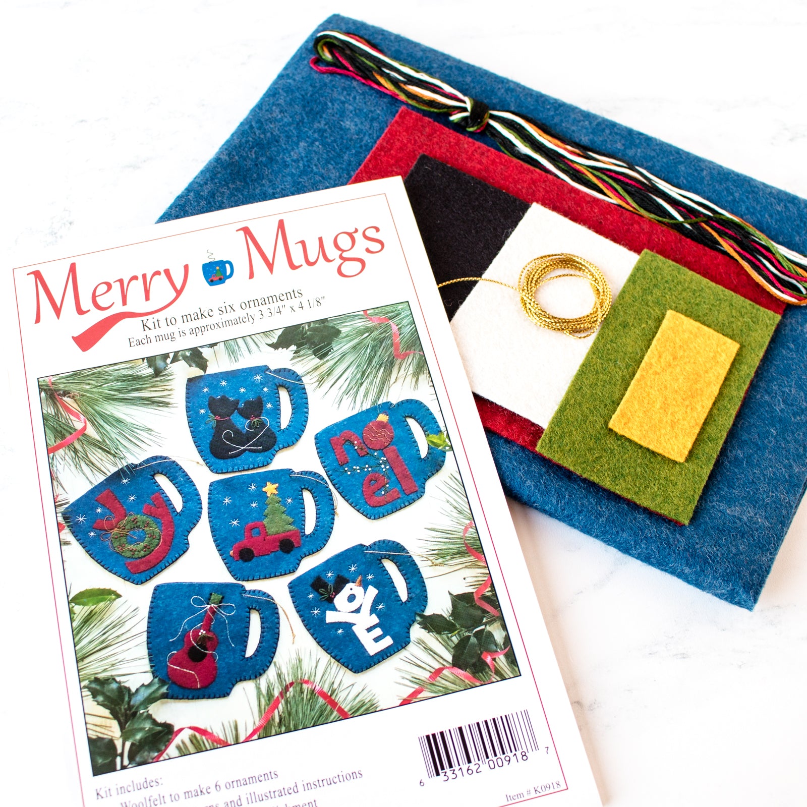 Felt Ornament Kit - Merry Mugs