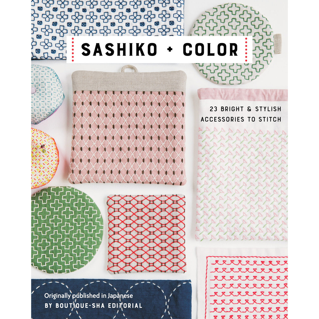 Sashiko + Color Embroidery Book - Stitched Modern