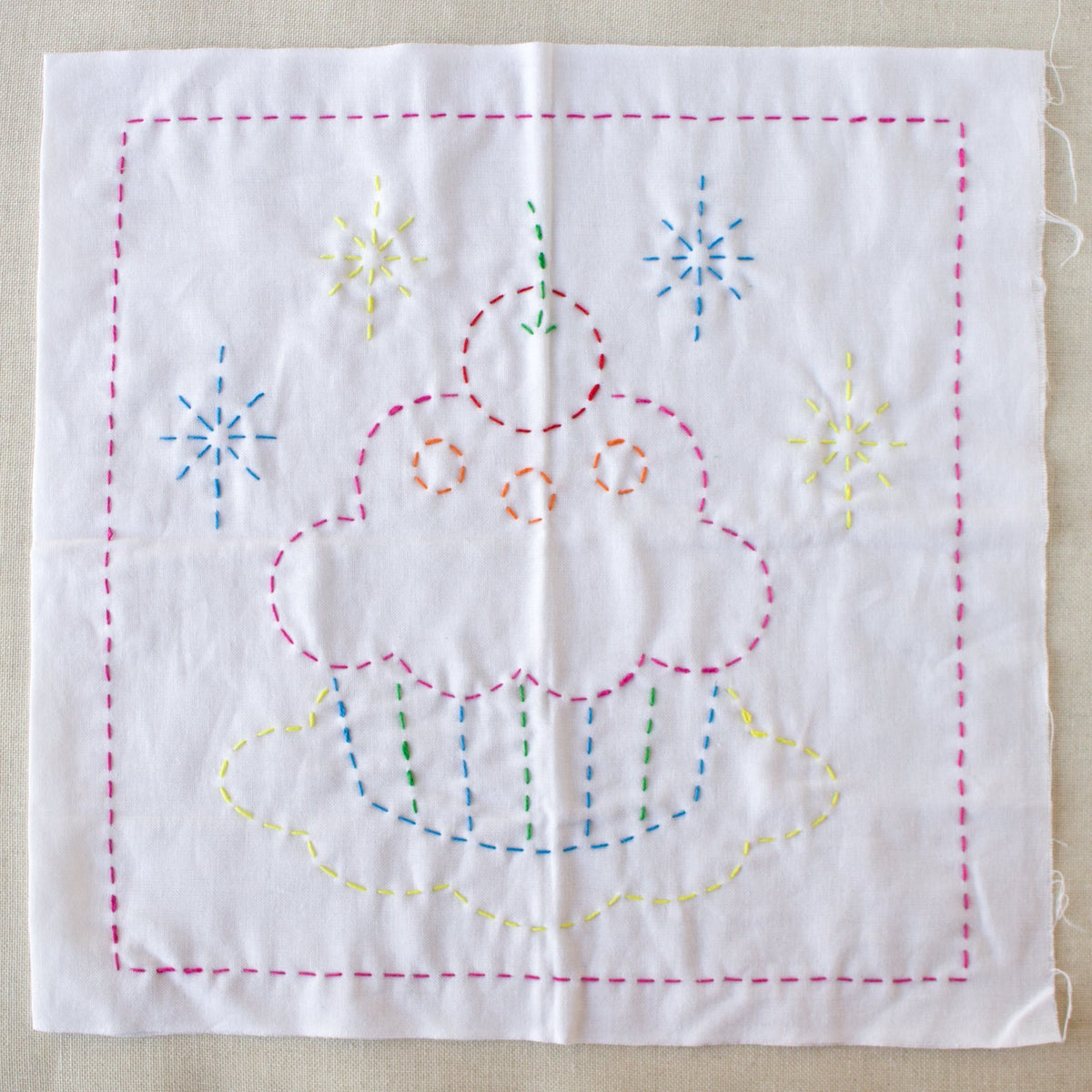 Japanese Sashiko Beginner Sampler - Cupcake-Stitched Modern