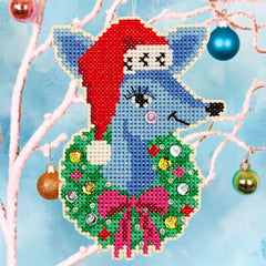 Mitten Kitten - Cross Stitch Ornament Kit