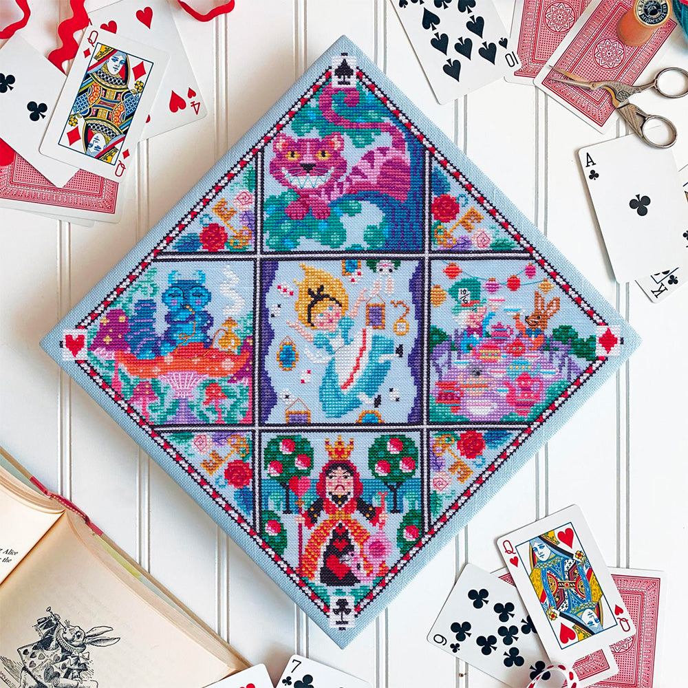 Alice in Wonderland Cross Stitch Pattern - Stitched Modern