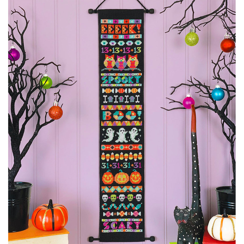 Ghastly Greetings Cross Stitch Pattern - Stitched Modern