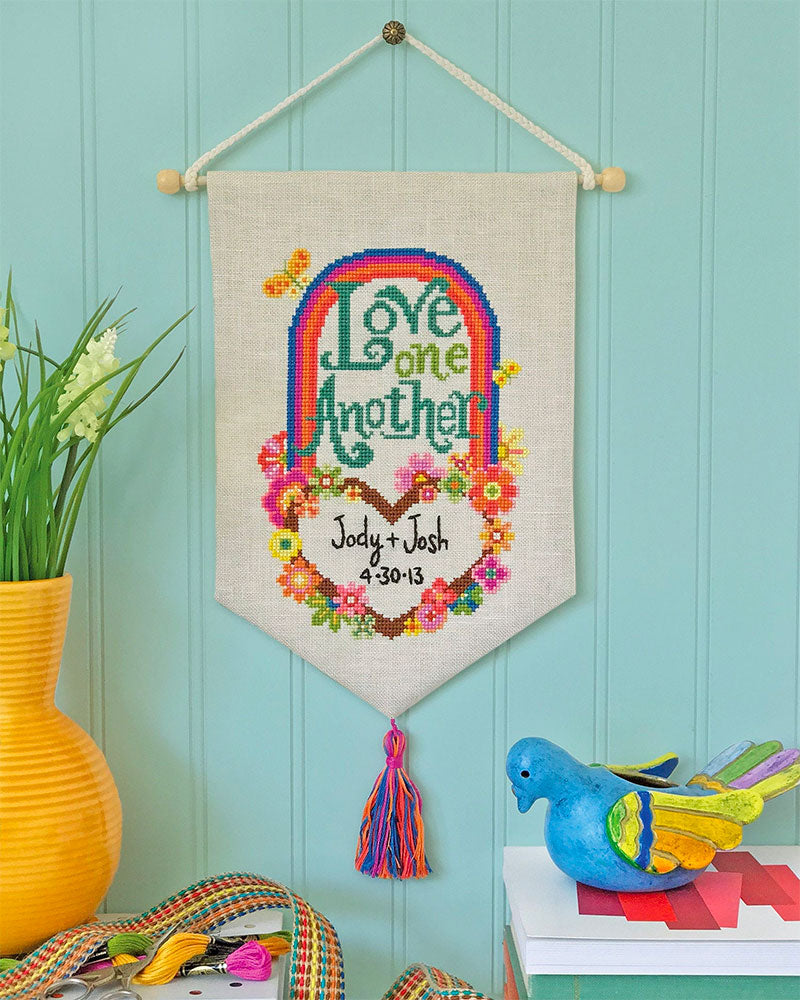 Love One Another Cross Stitch Pattern