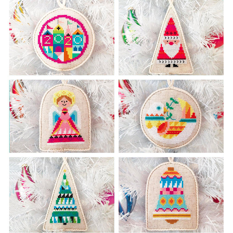 Christmas Ornament Pattern Book Cross Stitch Decorations, O