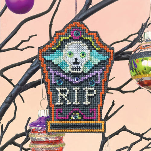 R.I.P. Halloween Cross Stitch Ornament Kit